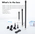 SEASKY T1-1 1/4 Screw Thread Carbon Fiber Extension Rod Kit with 1/4 Adapter for insta360 One X4 X3 X2 X RS & GoPro