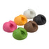 ROK Hardware 6 Pack Multipurpose Silicone Cable Clip Grip - Multicolor Green, Brown, White, Black, Pink, Orange
