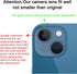OEM Rear Back Camera Glass Lens Replacement for iPhone 13 and iPhone 13 Mini with Pre-Installed Adhesive and Repair