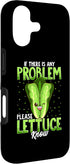 Vegetable Food Lover Apparel & Co. 17 Salad Lettuce Lover Design for Vegetarian - Please Lettuce Case for iPhone