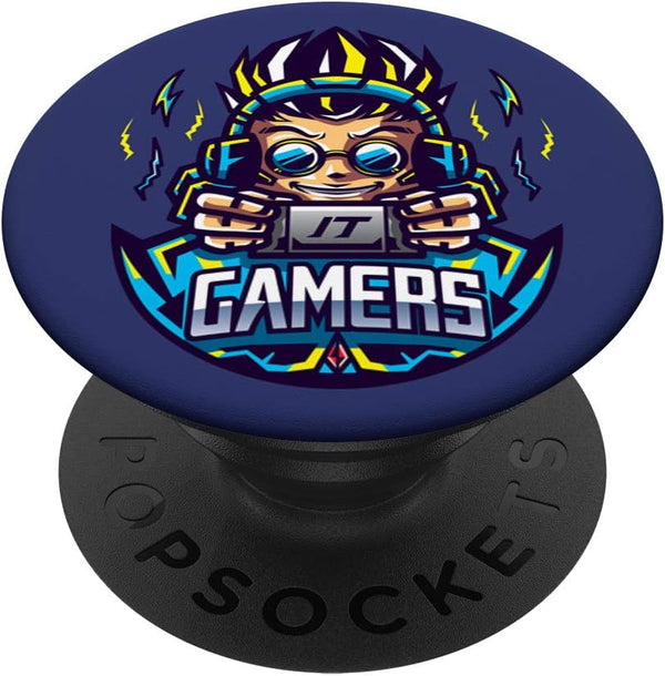IT Console Computer VR PC Player Gamer Online Games Gift PopSockets Grip and Stand for Phones and Tablets