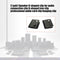 Kaeltsyn 2pcs Heavy Duty U Shaped Plate Hanging Speakers Connector Clip for Secure Wall Mount Clamp Professional Music