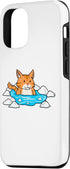 iPhone 14 Pro Cat Ice Bathing Hobby Trend Cute Pet Case
