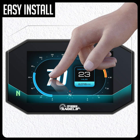 Speedo Angels Dashboard Screen Protector for TRIDENT 660 (2021-), 2 x Ultra Clear
