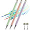 Zhao Cai Jin Bao Stylus Pen for Touchscreen,3pcs 2in1 High Precision Sensitivity Stylus, Suitable for iPhone/ipad/Android