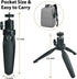 Mini Desktop Tripod Stand with 6.3 inch Universal 1/4 Screw Ballhead for Projectors, DSLR, Webcams, Smartphones