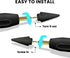 Replacement Pencil Tips for Evach Stylus Pen I706, 5PCS Black
