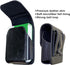 Leather Phone Pouch for Samsung Galaxy Z Flip 5/4/3, Belt Holster Case with Clip for Motorola Razr + 2023, Black