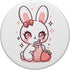 Cute Japanese Kawaii Style Bunny Drinking Strawberry Milk - PopSockets Standard PopGrip