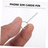 400pcs WOONEKY Sim Card Ejector Tools Sim Tray Remover for Removal Easy to Carry