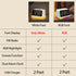 8 JALL Digital Alarm Clock with FM Radio for Bedroom, Colors Night Light with Charging Port, Sleep Sound Machines