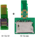 xiwai 1Set SD TF Card Socket Female to Micro-SD TF Male Memory Card Kit, Extension Adapter Testing Tools