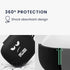kwmobile Silicone Case Compatible with JBL Live Pro 2 TWS Case Cover, Don't Touch My Headphones