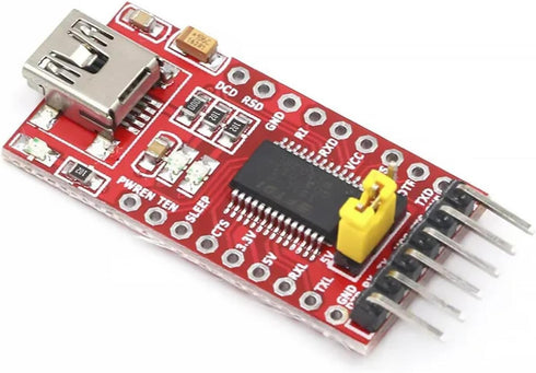 HiLetgo FT232RL Mini USB to TTL Serial Converter Adapter Module, 3.3V/5.5V