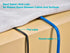 Cat6A 32AWG 3ft Monoprice Ethernet Patch Cable - Slim Flat U/FTP Molded Boot Black