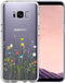 Unov Case for Galaxy S8, Clear Soft TPU Shock Absorption Slim Protective Back Cover with Floral Design (Flower Bouquet)