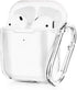 AIRSPO Clear Soft TPU Case for Apple AirPods 1/2 - Protective Cover with Keychain, Compatible with Wireless Charging.