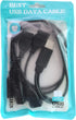 Dual USB Female Jack Y Splitter Charger Cable (2 Pack) - USB 2.0 Adapter for Laptop, Tablet, Smartphone Data & Charging.
