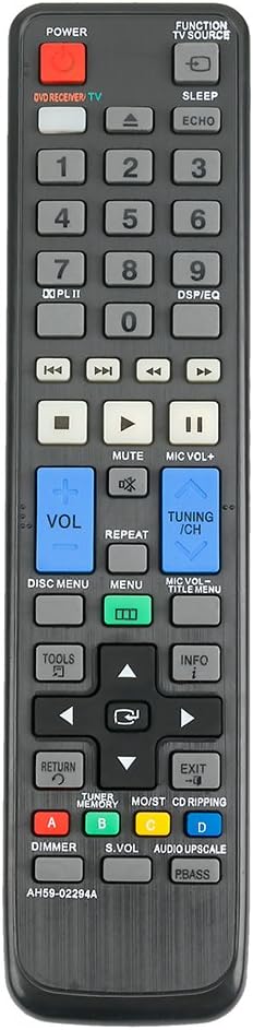 AH59-02294A Replace Remote for Samsung Home Theater System, Compatible with HT-C445N, HT-C450N, HT-C455N, and More