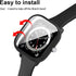 Screen Protector for Amazfit GTS 4 Mini Smartwatch, 2-Pack Hard PC Bumper Full Face Cover Accessories for Men Women