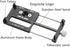 GUB Aluminum Alloy Universal Phone Mount Holder for Bicycle & Motorcycle, Adjustable for iPhone X XR Xs 7s 8 Plus,
