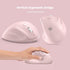 MICROPACK Digitally Yours Ergonomic Wireless Mouse with USB Receiver for PC, Laptop, Pink