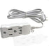 Multi Plug Extender Box, 3 Outlet Power Strip with Flat Pins Socket, 3FT, 6Ft, 9Ft, 15Ft Long Extension Cord