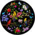 Flower, Bird and Butterfly Garden PopSockets Standard PopGrip