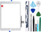 White Touch Screen Digitizer Repair Kit for iPad 9.7" 2018 A1893 A1954 Front Glass Replacement