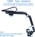 Cell Phone Holder for Car Mount Clip for Car Cellphone 360° Rearview Holder for Car Sun Visor Perfectly for iPhone Pro,