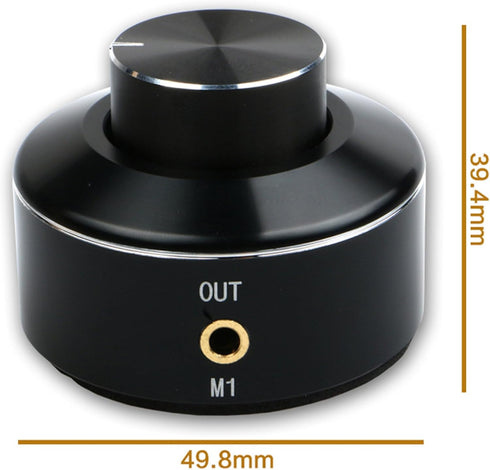 Premium Aluminium Mini Volume Control Knob, 3.5mm Audio Control for Headphones, Speakers & More