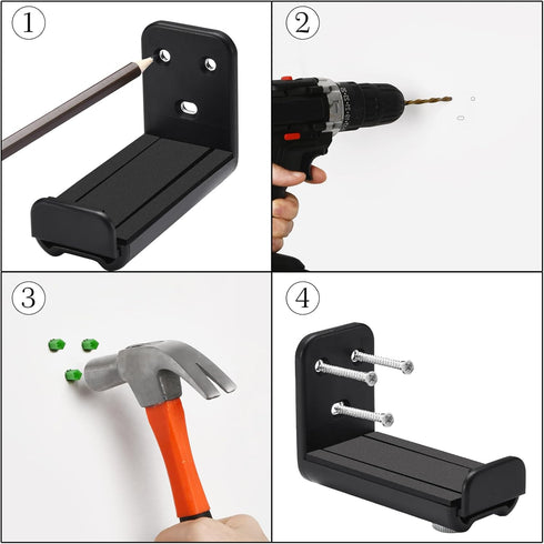 KECHICHENGYUN Soundbar Wall Mount,Easy to Install Anti Drop Universal Sound bar Mounts under TV,Adjustable Soundbar