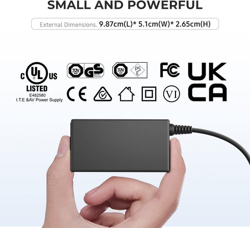 19V AC Adapter Charger Compatible with Tobii Dynavox I-13 I16 Eye Tracker Gaze Speech Generating Device Power Supply