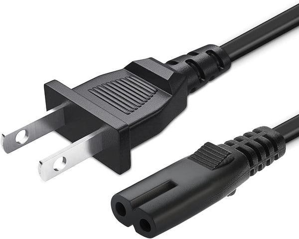 2 Prong AC Power Cord for ONN. 100008734 100008736 Large Medium Party Speaker, Roku Smart Soundbar Replacement