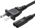 2 Prong AC Power Cord for ONN. 100008734 100008736 Large Medium Party Speaker, Roku Smart Soundbar Replacement