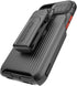 Tech21 Evo Max for iPhone SE 2022, Ultra-Protective and Rugged Phone Case with Holster, 20ft Multi-Drop Protection
