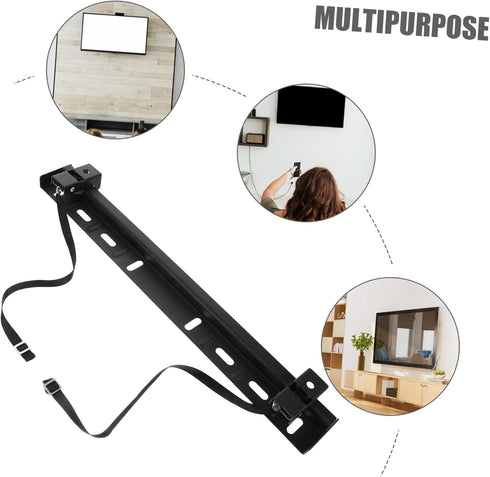 DOITOOL No Drill Rotating TV Wall Mount for Easy Installation
