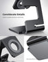 Lamicall Stand for Apple Watch, Charging Stand - Desk Watch Stand Holder Charging Dock Station compatible with Apple