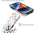 uCOLOR Flip Leather Wallet Case Card Holder Compatible with iPhone 13 6.1, iPhone 14 6.1, Women with Card Holder