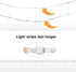 Cable Tidy Management Self Adhesive Cable Clips, 100 Pack Clamps for Fixing LED Light Clips (10mm Wide Strip)