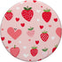 Cute Strawberry Heart Pattern PopSockets Standard PopGrip