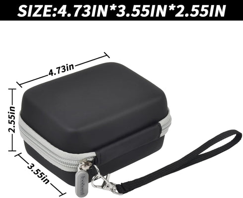 Boobowl Digital Camera Case - Compatible with Yifecial, Kodak Pixpro, Canon PowerShot ELPH 180/190, Kids Cameras, Black