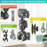 Super Clamp Double Camera Clamp, Double Mount Clamp Bracket Magic Arm Double Ball Head, Crab Plier Clip Bracket with Ballhead for Light Stand, Photography Reflector, Umbrella, Tripod, Table