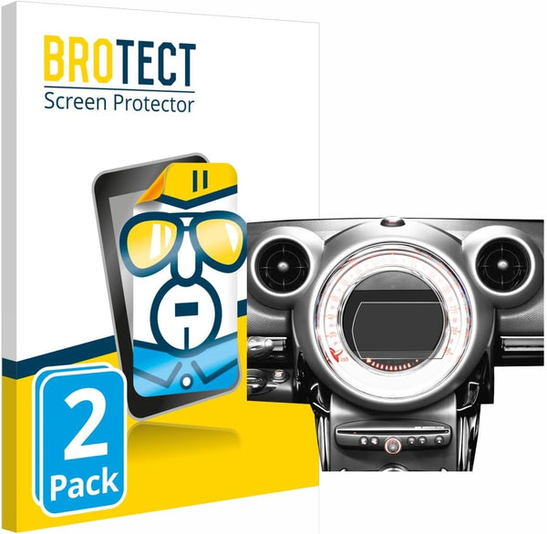 brotect 2-Pack Screen Protector compatible with Mini Countryman R60 2010-2016 Infotainment System -