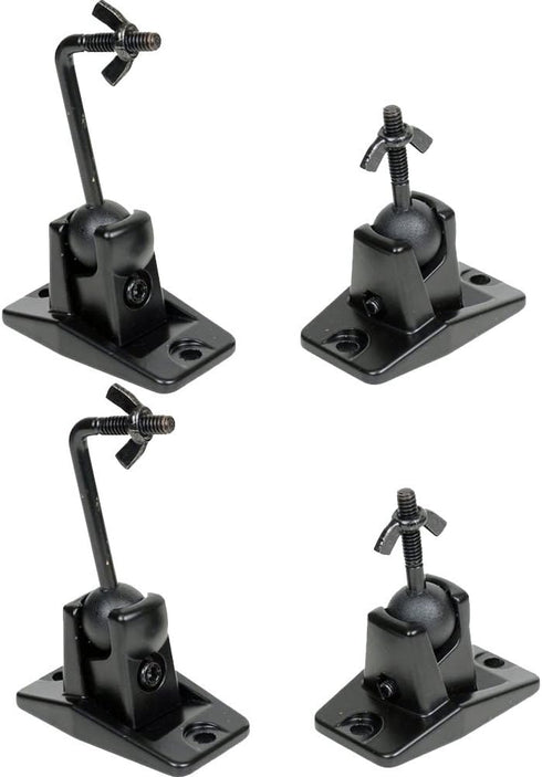 VideoSecu Universal Wall Ceiling Audio Speaker Mount for Home Theater - 4 Packs MS40B4 WN3 Speaker Bracket.