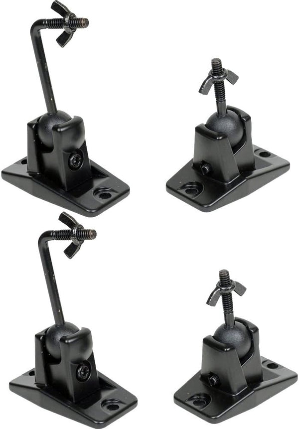VideoSecu Universal Wall Ceiling Audio Speaker Mount for Home Theater - 4 Packs MS40B4 WN3 Speaker Bracket.