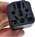 2-Pack ALINNA US Travel Plug Adapter, EU to US Plug Converter, Universal EU UK AU CN JP to USA (Type B)