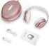 TUINYO Wireless Headphones Over Ear, Bluetooth Headphones with Microphone, Foldable Stereo Wireless Headset in Rose Gold