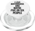Mayonnaise Gifts I Love Mayonnaise, Funny Mayonnaise PopSockets PopGrip for MagSafe