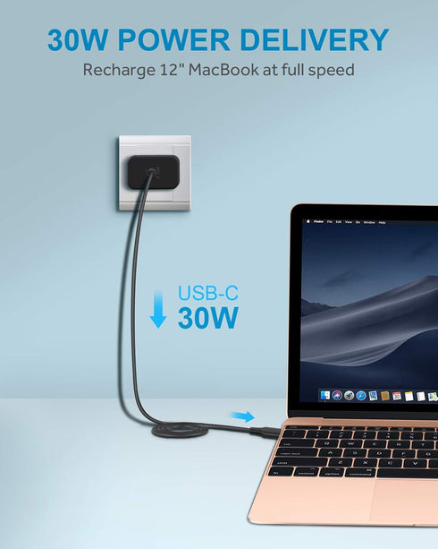 USB C Charger - NANAMI 30W USB Wall Charger PD3.0 Fast Charging for iPad Pro & iPhone Models